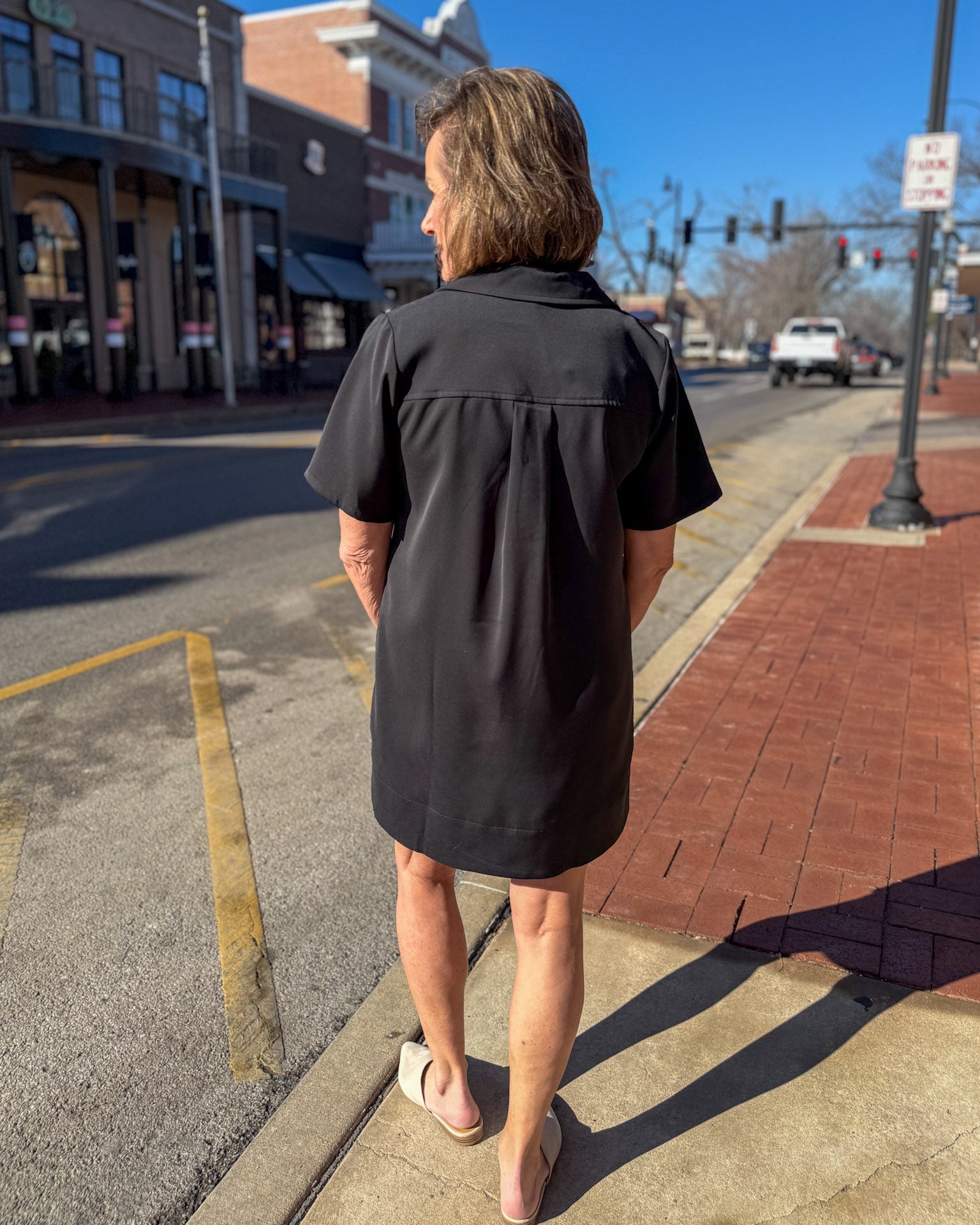 Black Polo Mini Dress