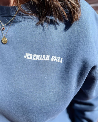Blue God's Plan is Greater Sweatshirt - Shopbluemoonbentonville