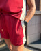 Brick Pintuck Shorts
