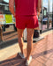 Brick Pintuck Shorts