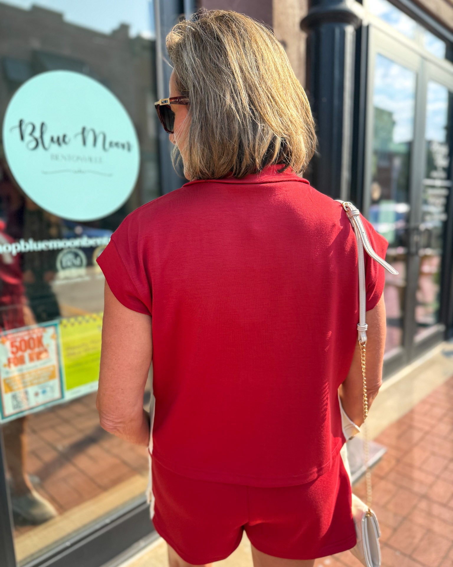 Brick Zip-Front Top