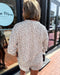 Brown Floral Henley Lounge Top