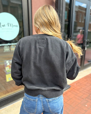 Charcoal Hogs Mono Puff Hi-Dive Sweatshirt - Blue Moon Bentonville