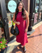 Cherry Sleeveless Midi Dress