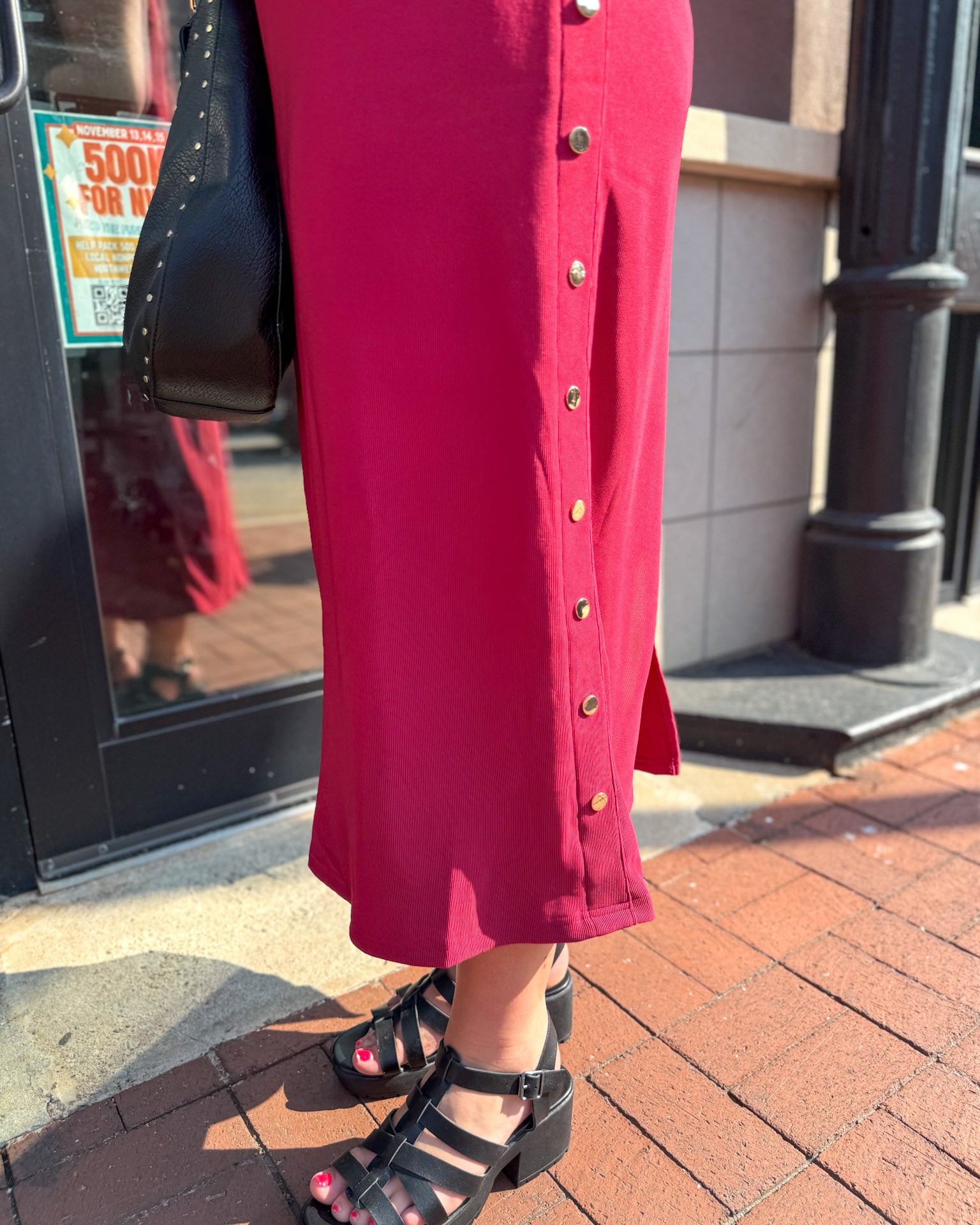 Cherry Sleeveless Midi Dress