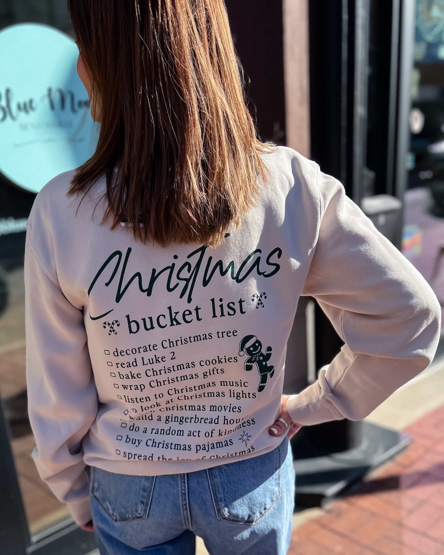 Christmas Bucket List Sweatshirt - Shopbluemoonbentonville