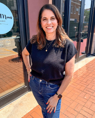Classic Black Crewneck Sweater - Blue Moon Bentonville