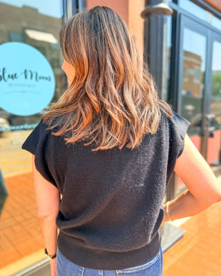 Classic Black Crewneck Sweater - Blue Moon Bentonville