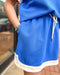 Cobalt Blue Sporty Knit Skirt - Shopbluemoonbentonville