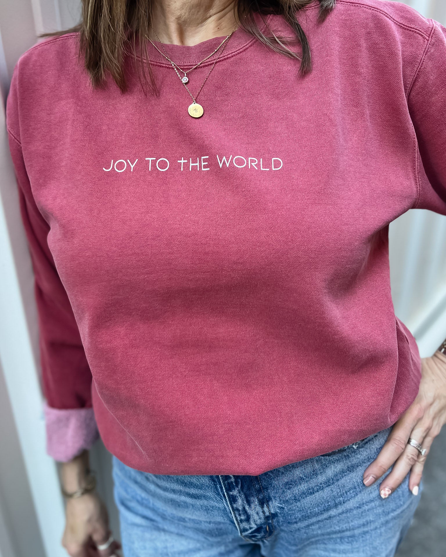 Crimson Joy to the World Sweatshirt