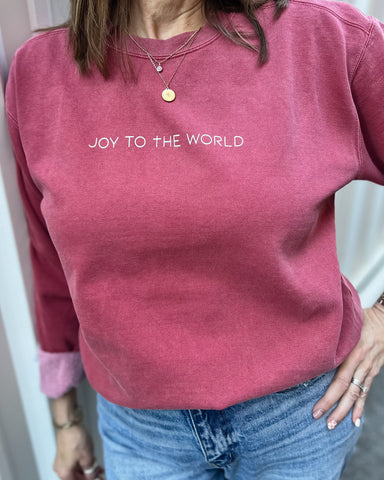 Crimson Joy to the World Sweatshirt