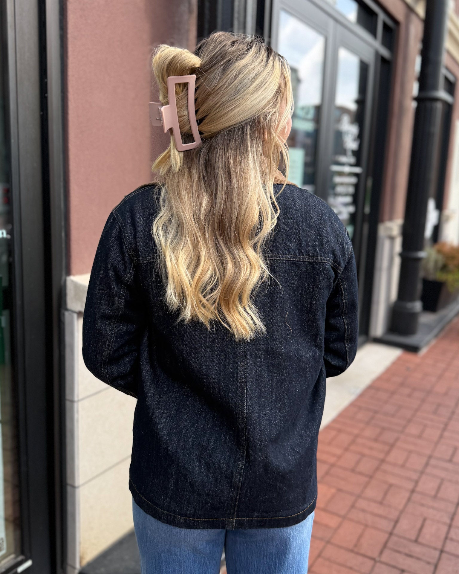 Dark Denim Barn Jacket