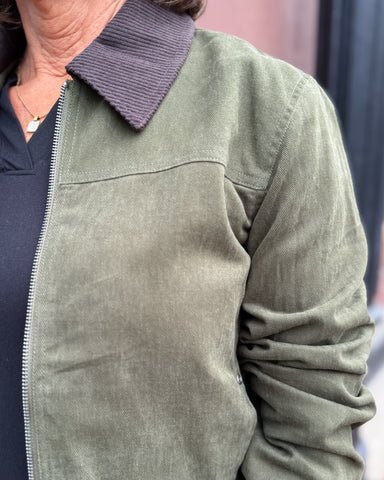 Dark Olive Corduroy Jacket