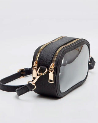 Double Zipper Oval Clear Purse - Shopbluemoonbentonville