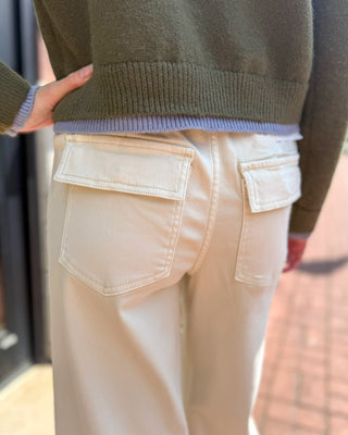 Ecru HR Baggy Wide Leg Jeans - Blue Moon Bentonville