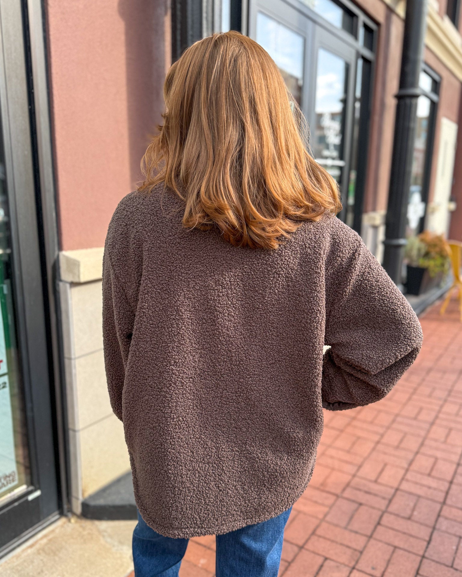 Espresso Frostline Sherpa Jacket