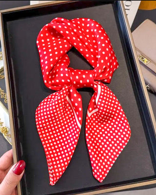Fashion Dot Print Scarf - Blue Moon Bentonville
