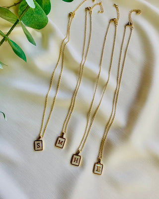 Frankie Pearl Initial Necklace - Shopbluemoonbentonville