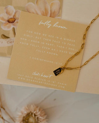 Fully Known Mini Tag Necklace - Shopbluemoonbentonville