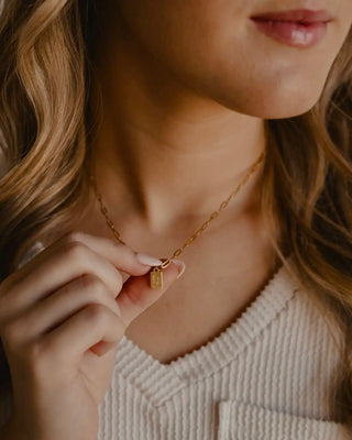 Fully Known Mini Tag Necklace - Shopbluemoonbentonville