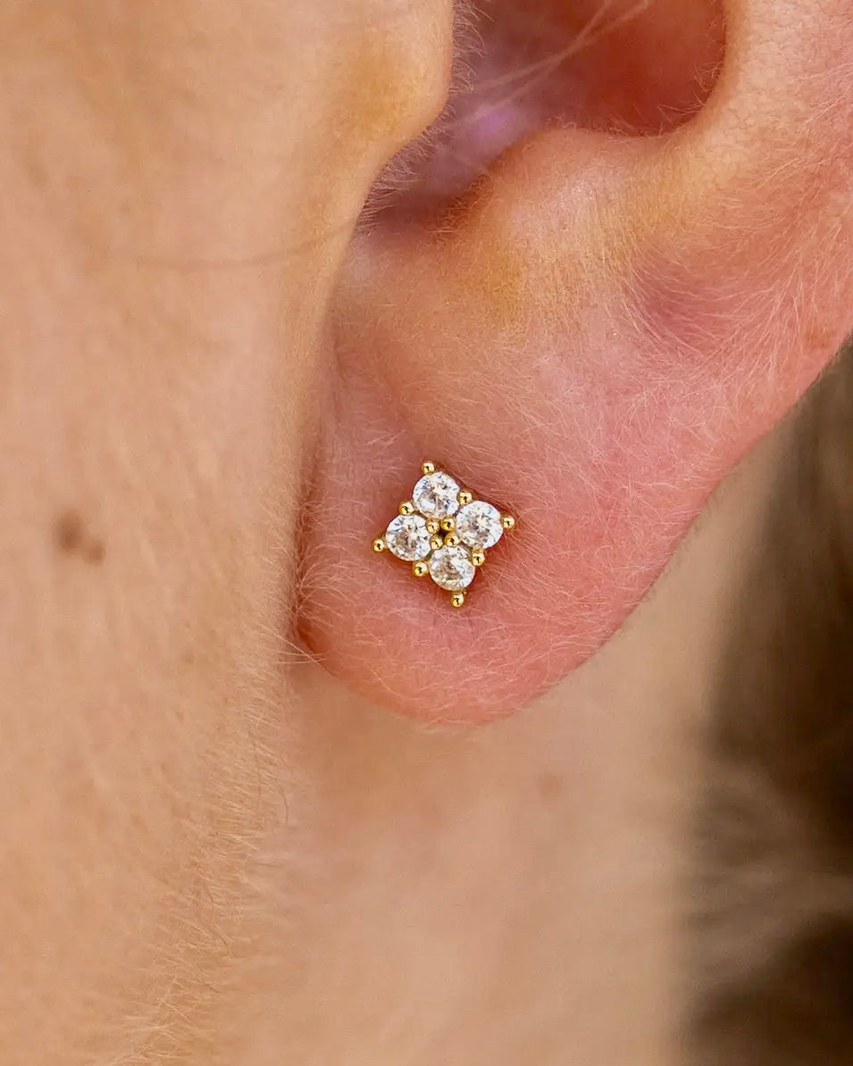 Gemini Stud Earring