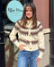 Ivory Faire Isle Cardigan
