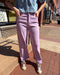 Lavender Wide Leg Jeans 