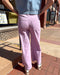 Lavender Wide Leg Jeans 