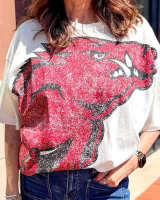 Lawson Razorback Logo T-shirt - Blue Moon Bentonville
