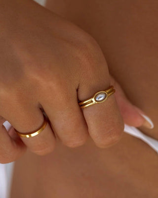 Lila Pearl Ring - Shopbluemoonbentonville