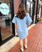 Light Blue Mini Dress