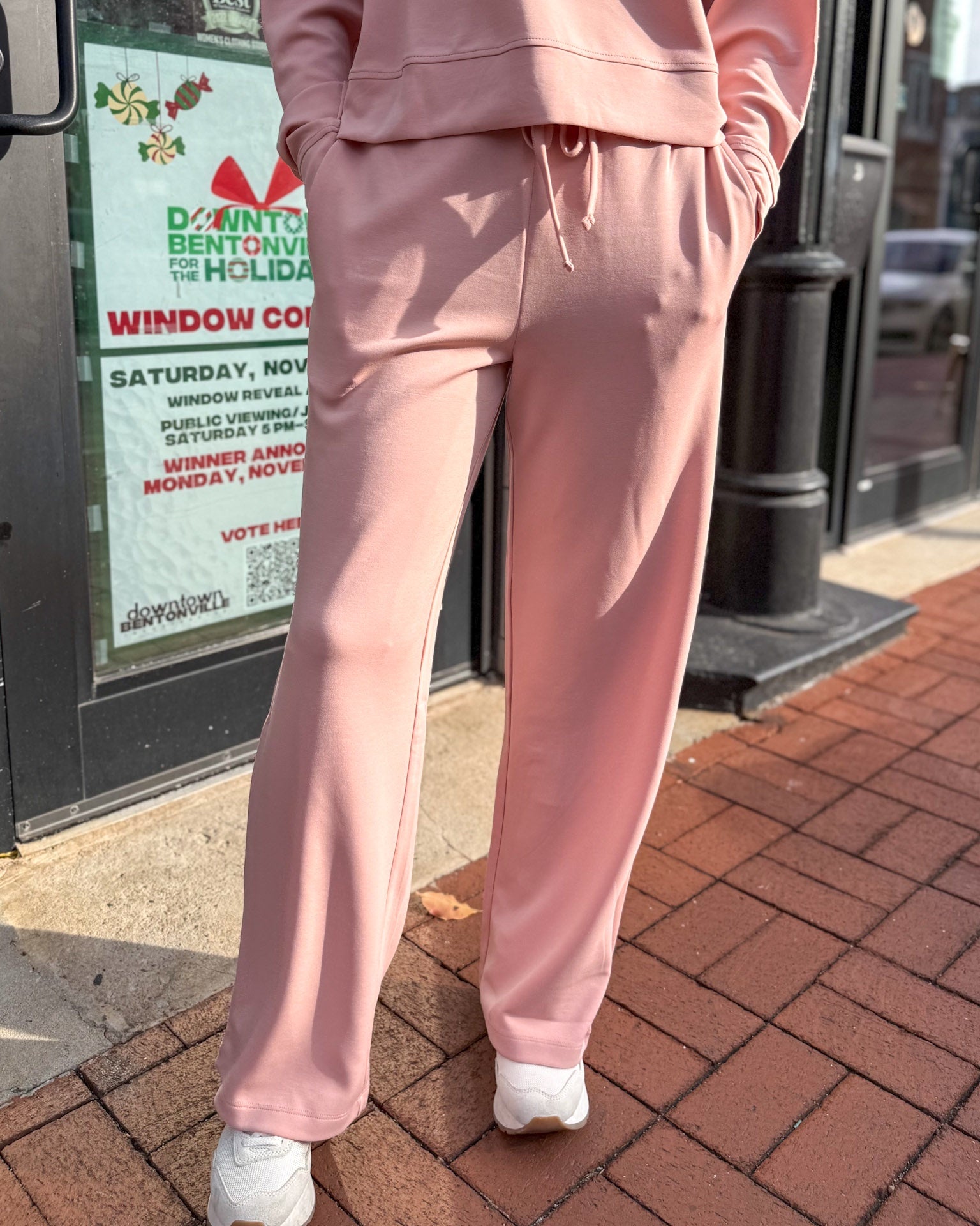 Misty Rose Laguna Wide-Leg Pant