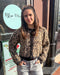 Mocha Leopard Print Cardigan