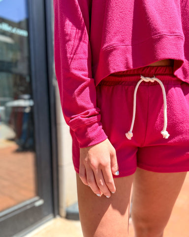 Mono B Ultra - Soft Brushed Hacci Lounge Shorts - Shopbluemoonbentonville