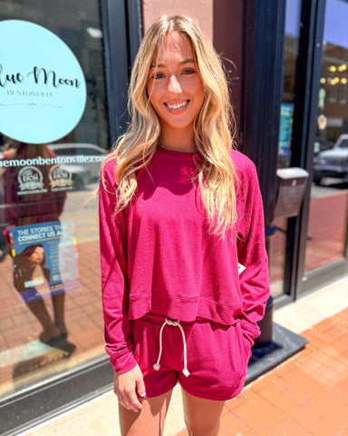 Mono B Ultra - Soft Brushed Hacci Pullover - Shopbluemoonbentonville
