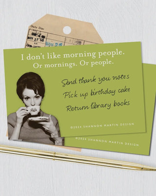 Morning People Sticky Note - Shopbluemoonbentonville