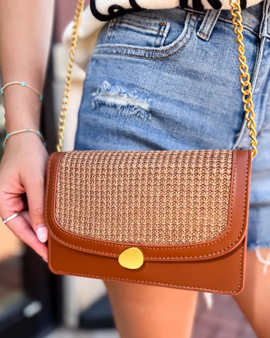 Nina Crossbody Purse-Tan