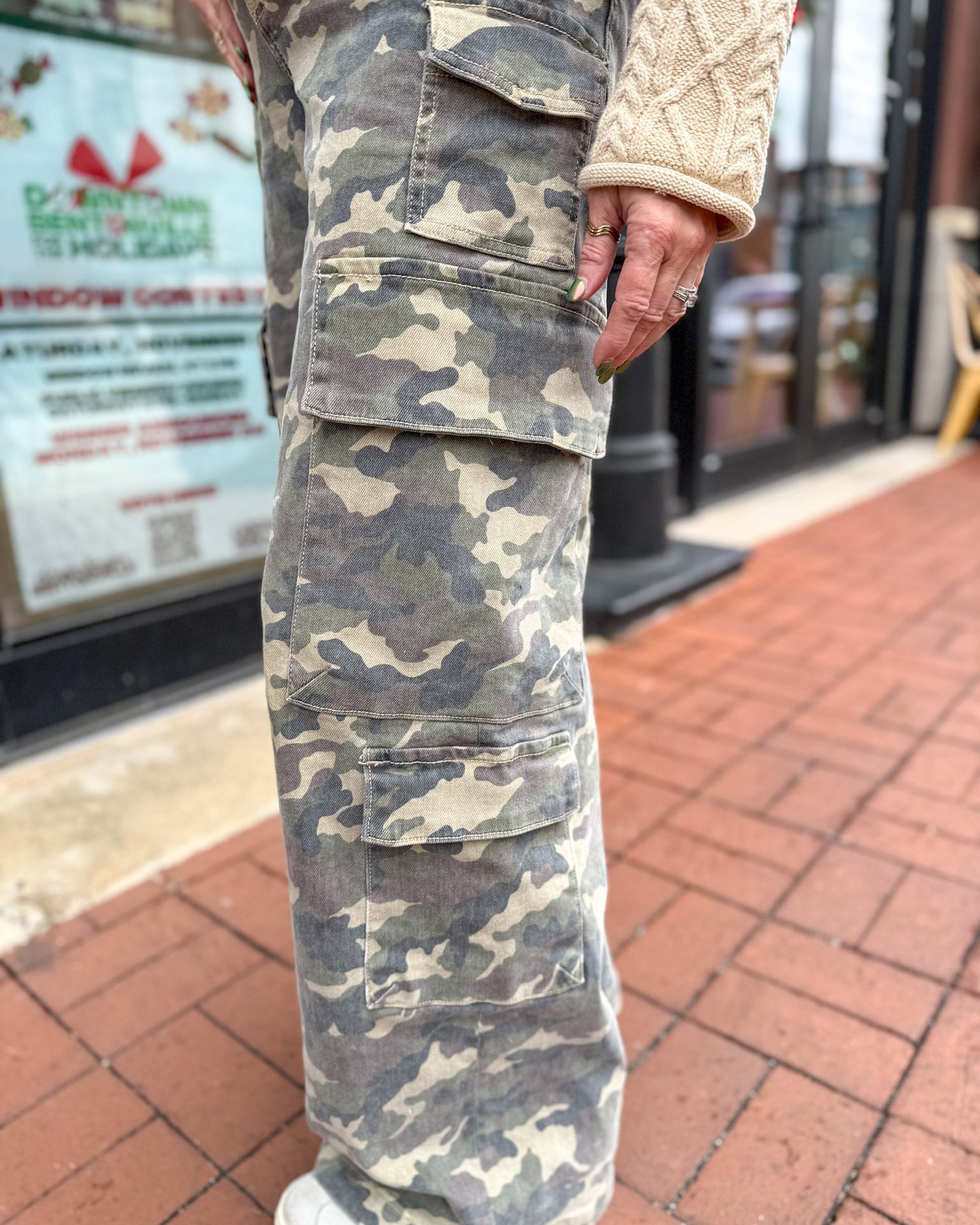 Nori Camo Wide Leg Jeans