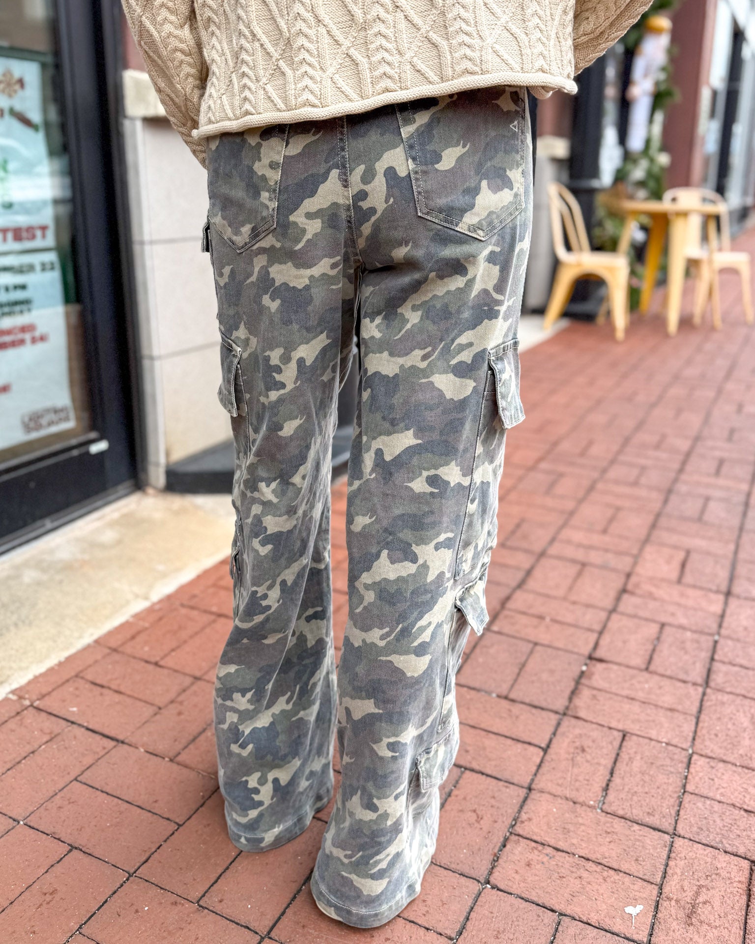 Nori Camo Wide Leg Jeans
