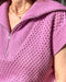 Orchid Half Zip Sweater 