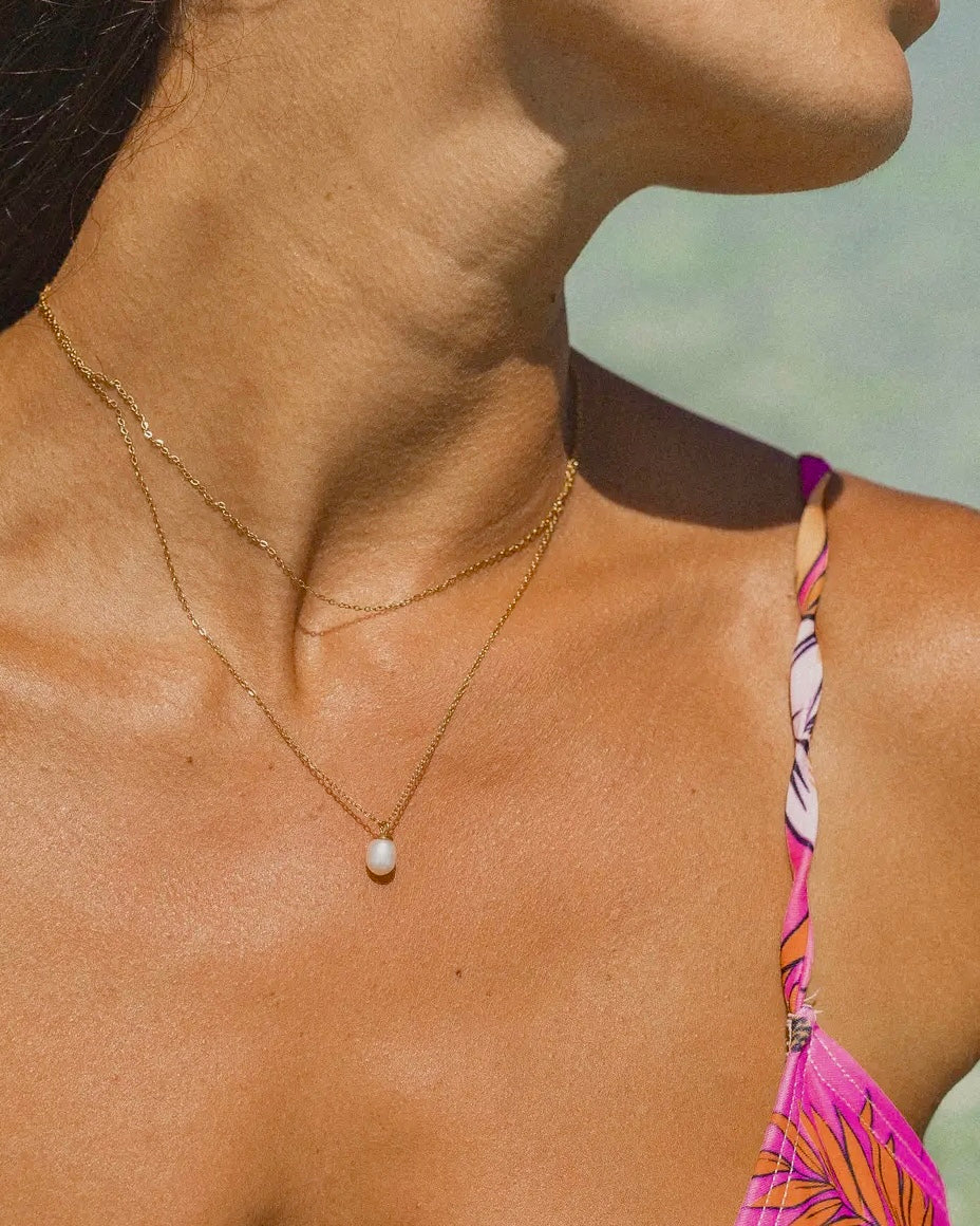 Pearl Diver Petite Necklace