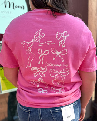 Pink He Holds All Together T-shirt - Shopbluemoonbentonville