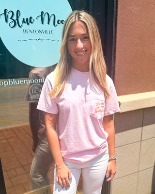 Pink The Lord is My Shepherd T-shirt - Blue Moon Bentonville
