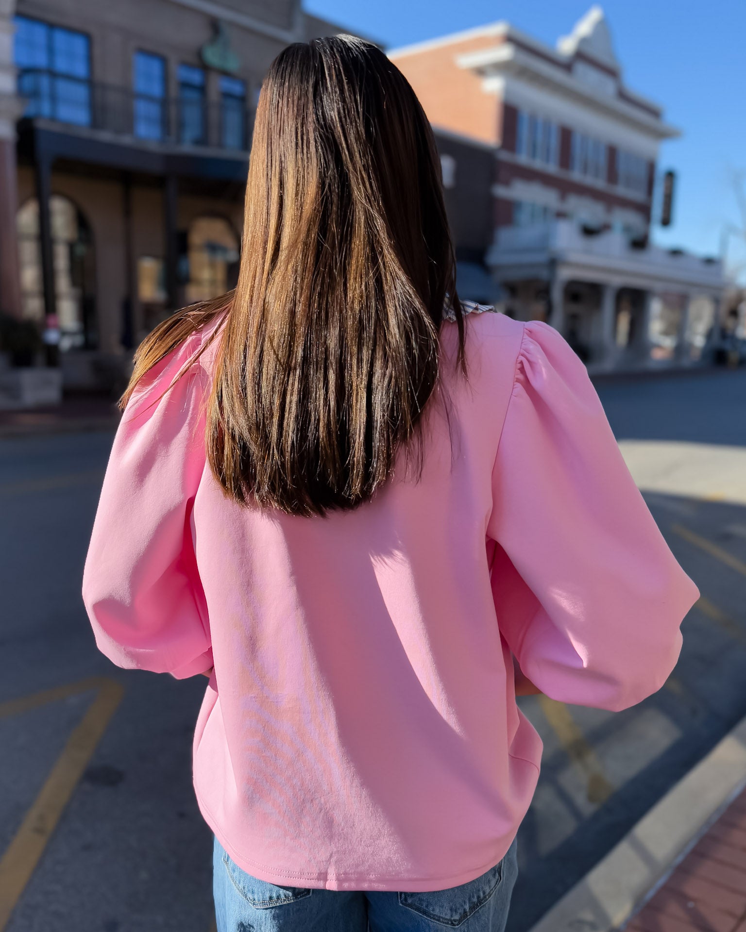 Pink Popover Top