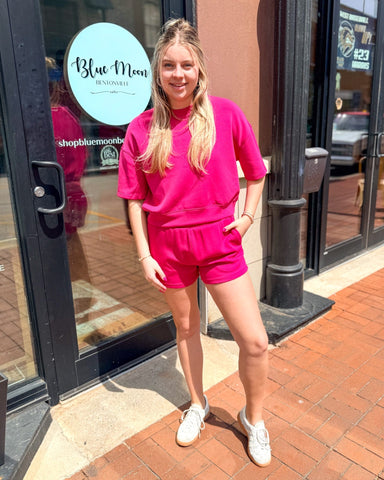 Plum Pink Laguna Lounge Set - Shopbluemoonbentonville