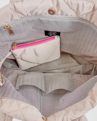 Presley Puffer Quilted Tote Bag - Shopbluemoonbentonville