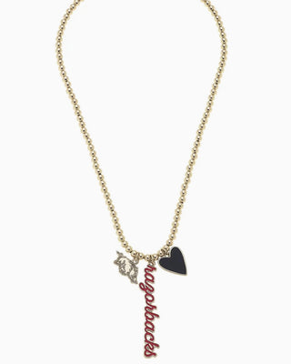 Razorback Ball Bead Charm Necklace - Shopbluemoonbentonville