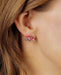 Razorback Cardinal Enamel Stud Earrings