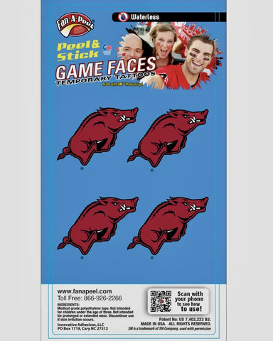 Razorback Face Tattoo