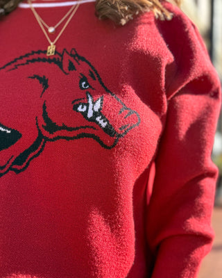 Razorback Wicks Sweater - Blue Moon Bentonville